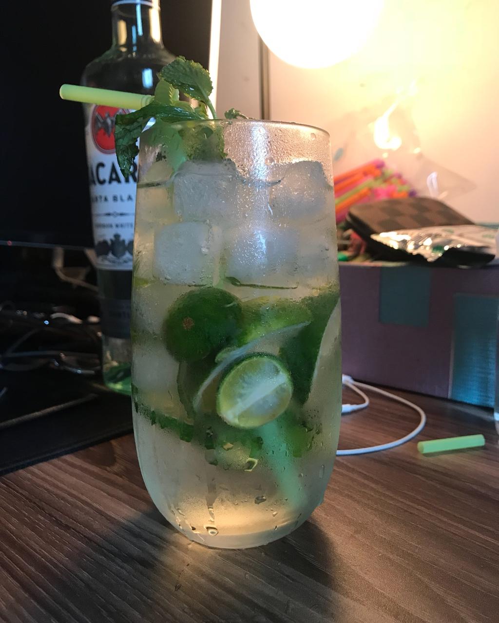 金金大叔做的自制mojito莫吉托鸡尾酒夏日的一抹清凉