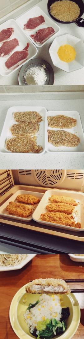 烤箱版非油炸 | “炸”猪排