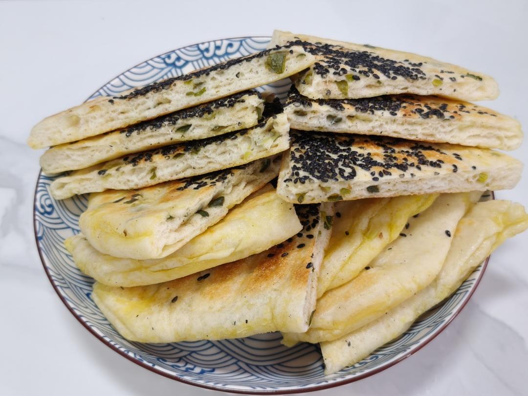 发面葱油饼（锅盔）