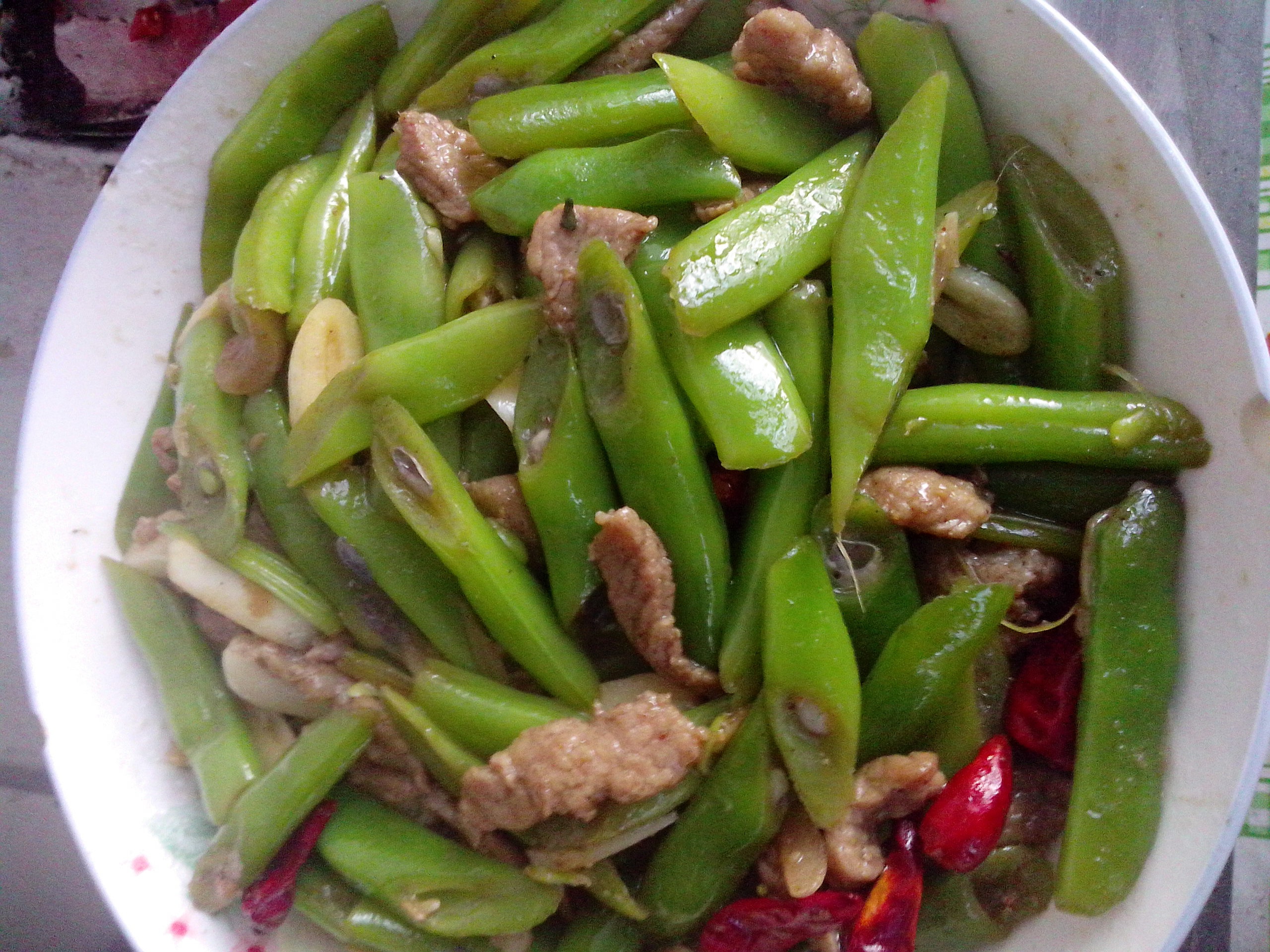 四季豆烧肉