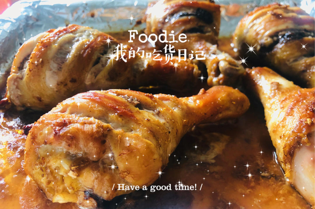 烤箱版烤鸡腿