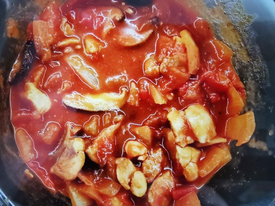 【昨日的美食】番茄鸡腿炖蘑菇（夏日轻食）太阳谷食谱