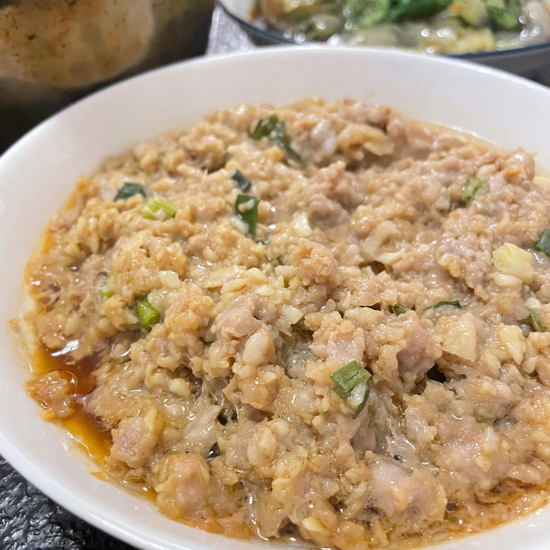 孩子爱吃的蒸肉饼