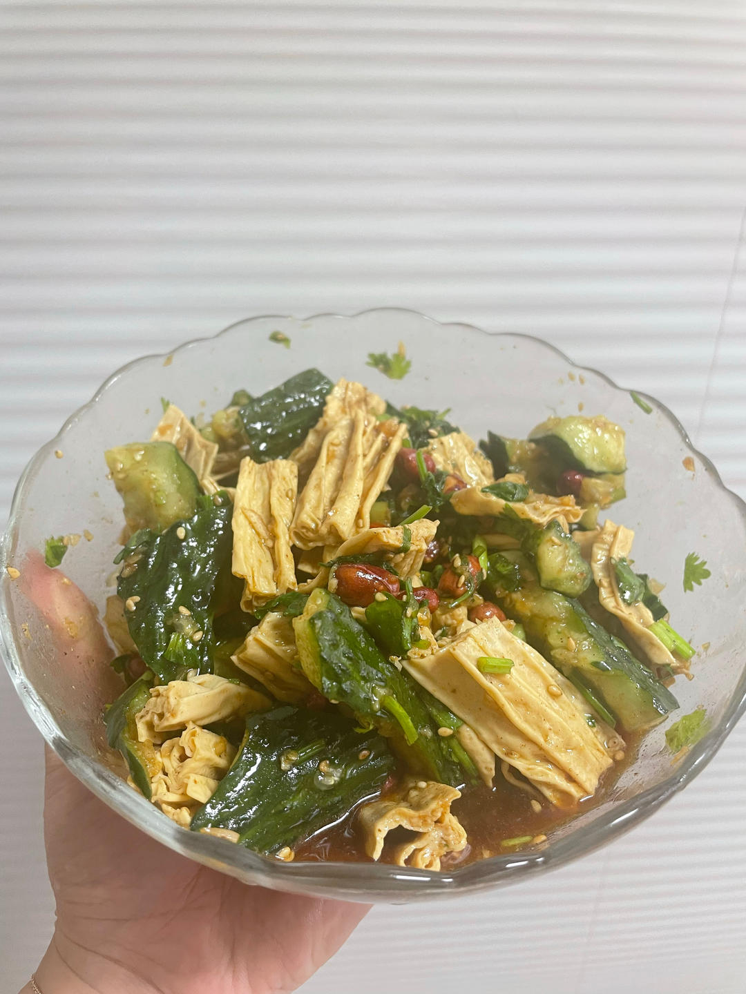 分三步99%还原菜市场凉拌菜-拍黄瓜/拌黄瓜/拌腐竹