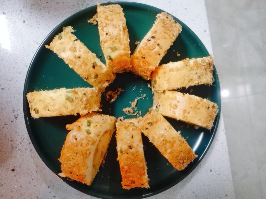 🔥好吃 柔软的香葱肉松蛋糕卷（4蛋）