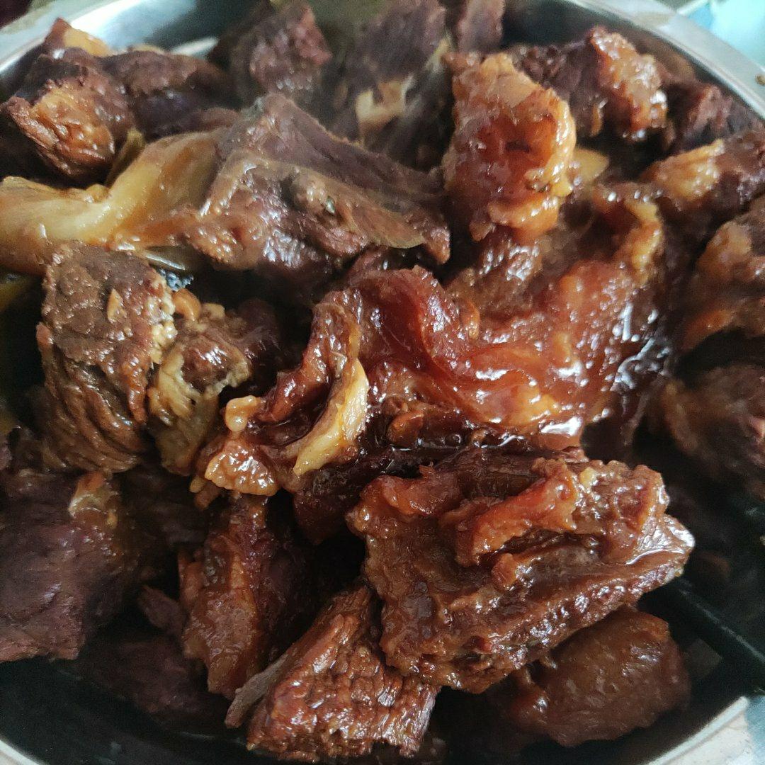 康师傅红烧牛肉面那个味的炖牛肉