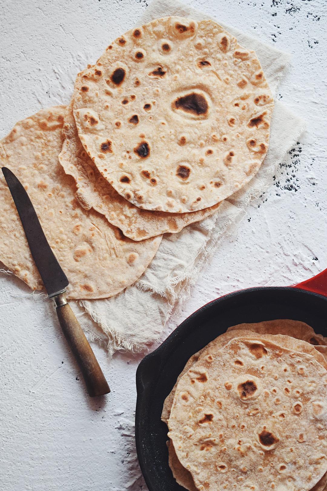 健身汪的美食番-全麦墨西哥薄饼 Tortilla