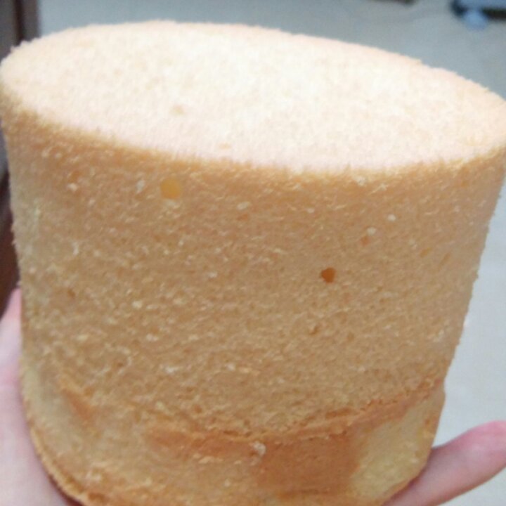 湿润柔软的豆浆戚风（加高四寸）