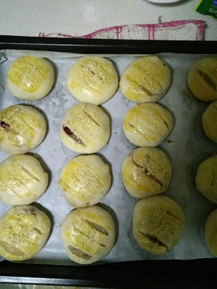 老婆饼 蔓越莓糯米馅 黄油版