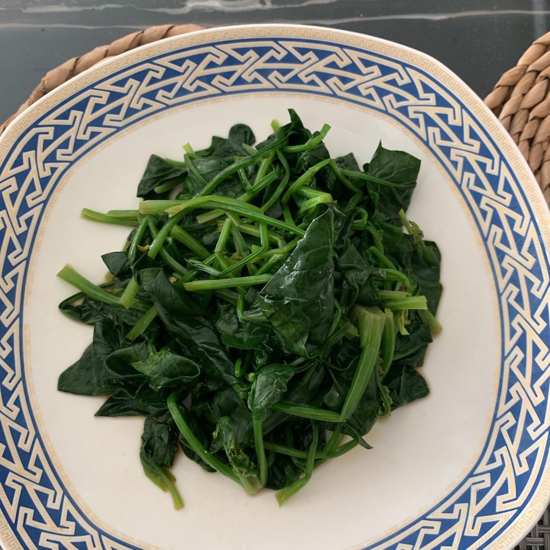 凉拌菠菜