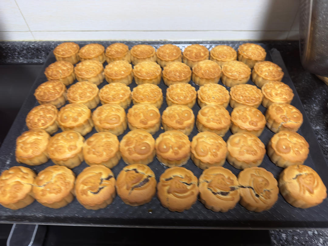 纯素烘培之广式月饼