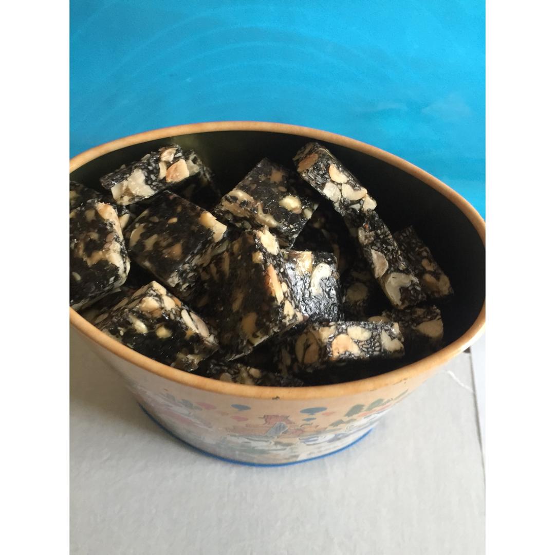 黑芝麻花生糖