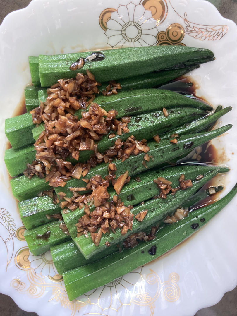 蒜蓉秋葵