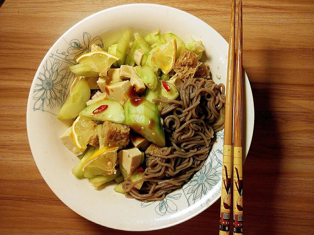 夏日清凉午餐----荞麦凉面