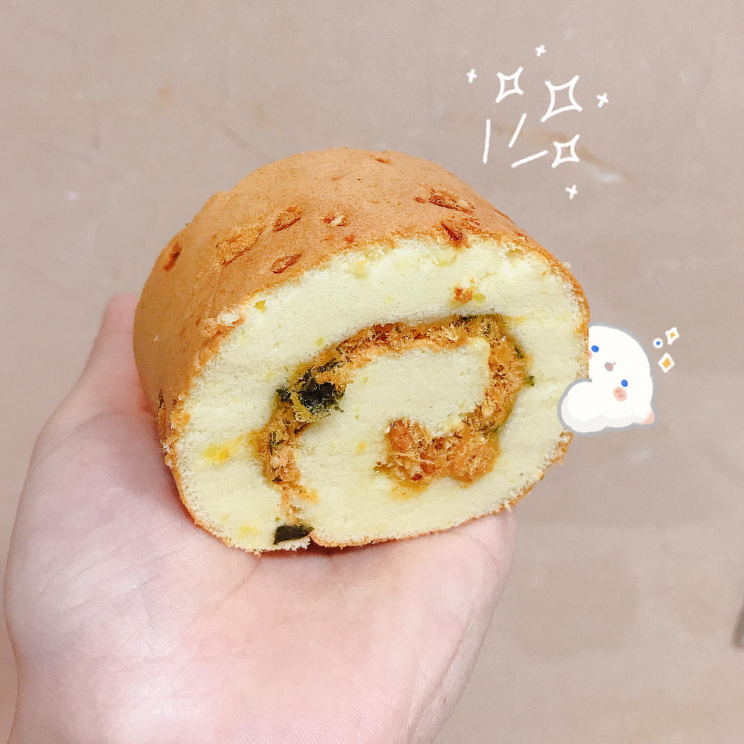 怎么卷都不裂的肉松蛋糕卷