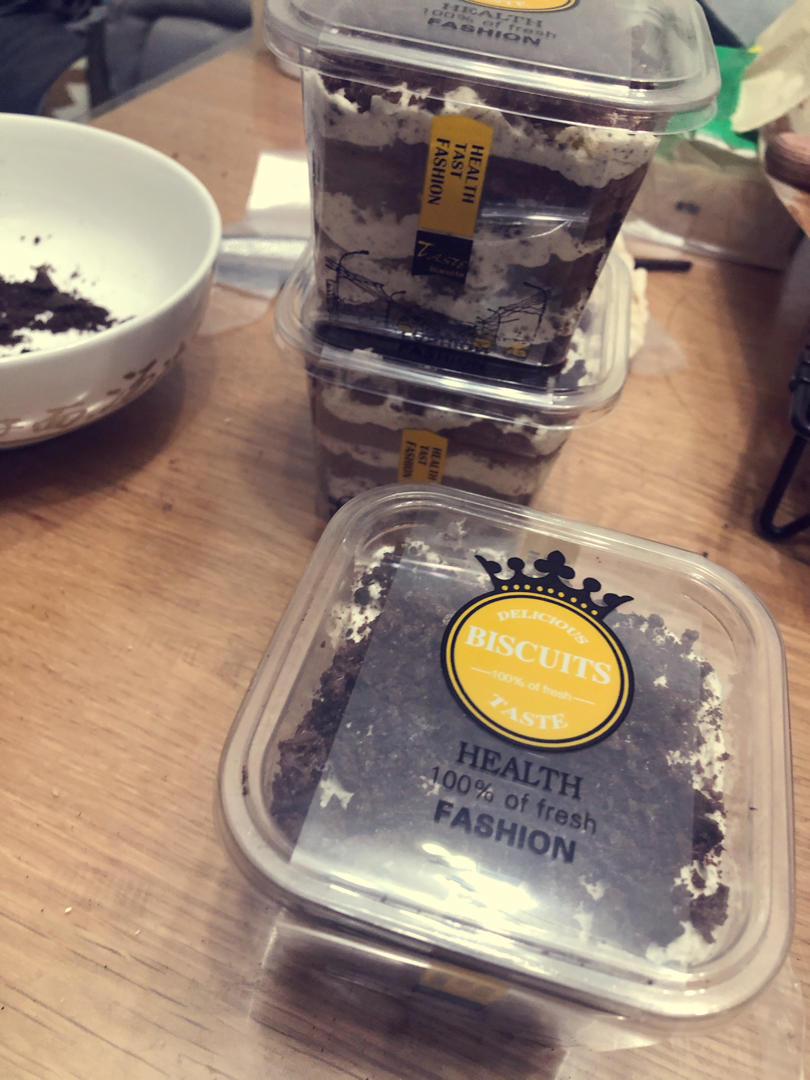 低糖不腻的奥利奥咸奶油蛋糕盒子