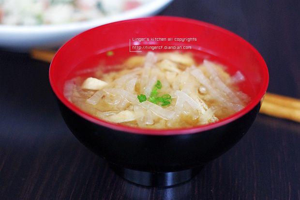 味噌汤的做法