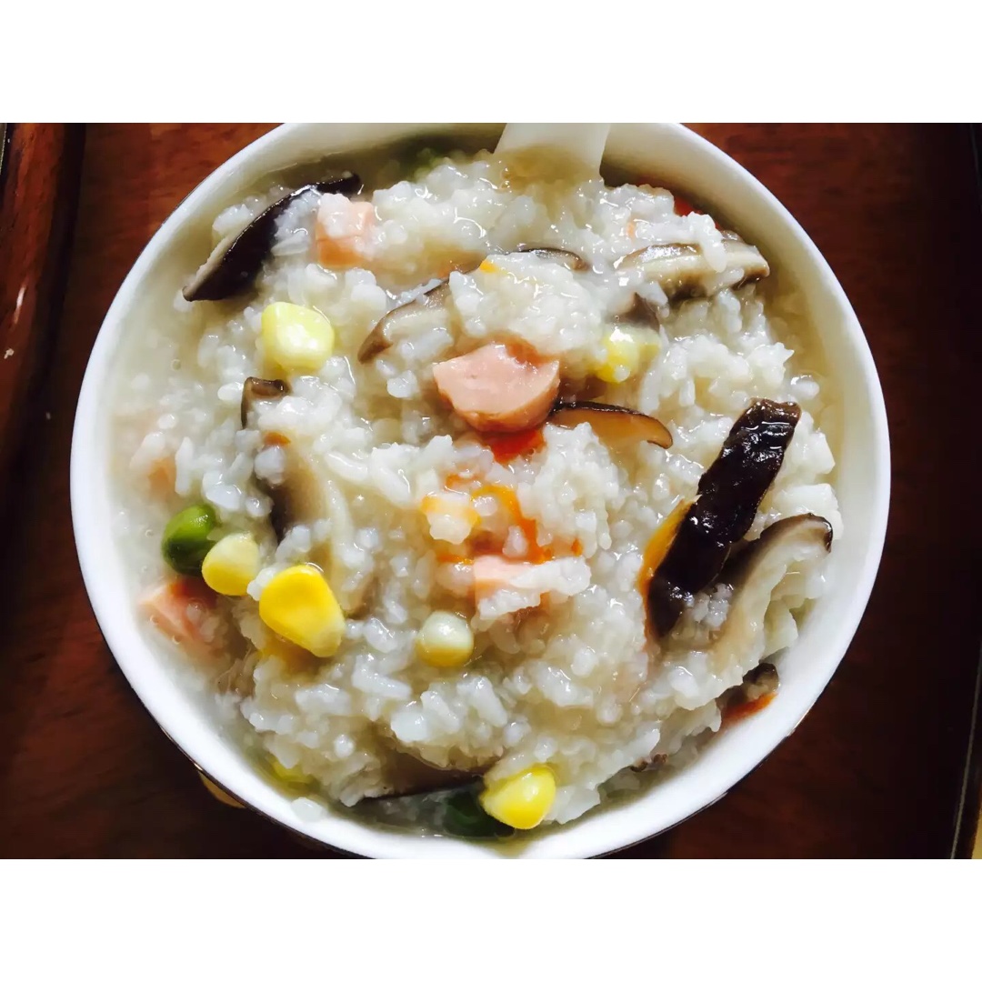 香菇鸡肉粥