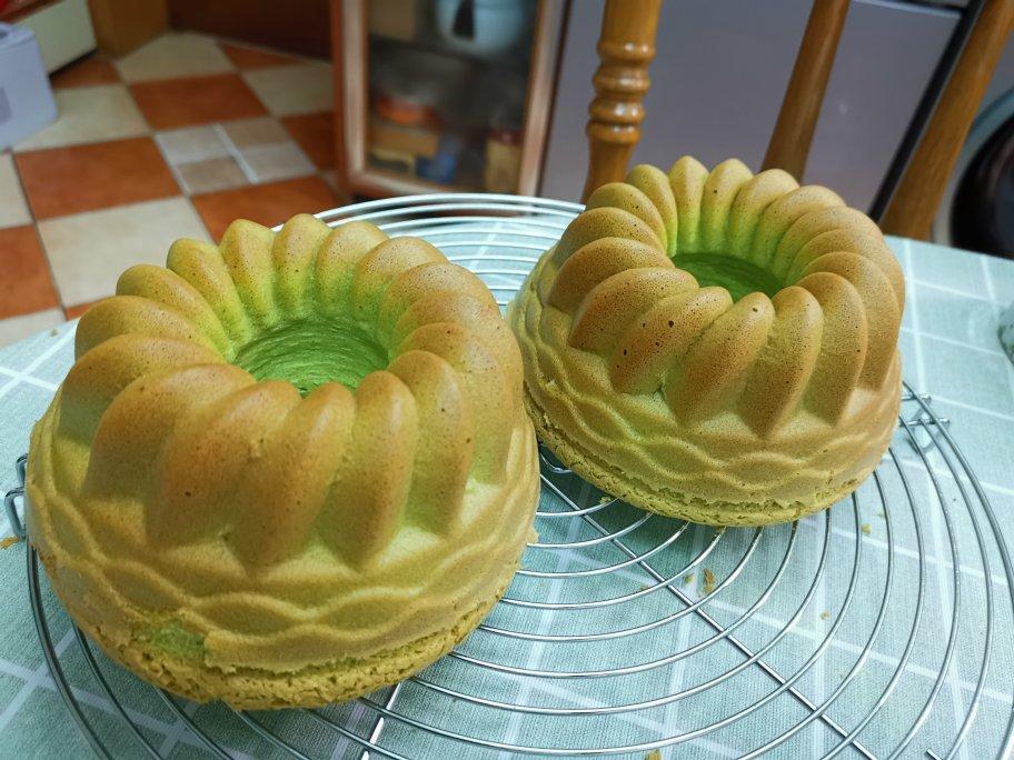 乐葵4寸菠菜戚风蛋糕