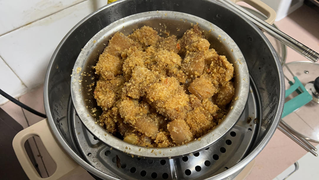 绝绝子！甩饭店几条街的粉蒸肉（粉蒸排骨）