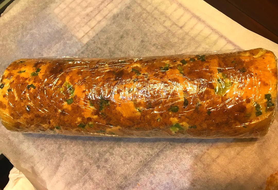香葱肉松蛋糕卷
