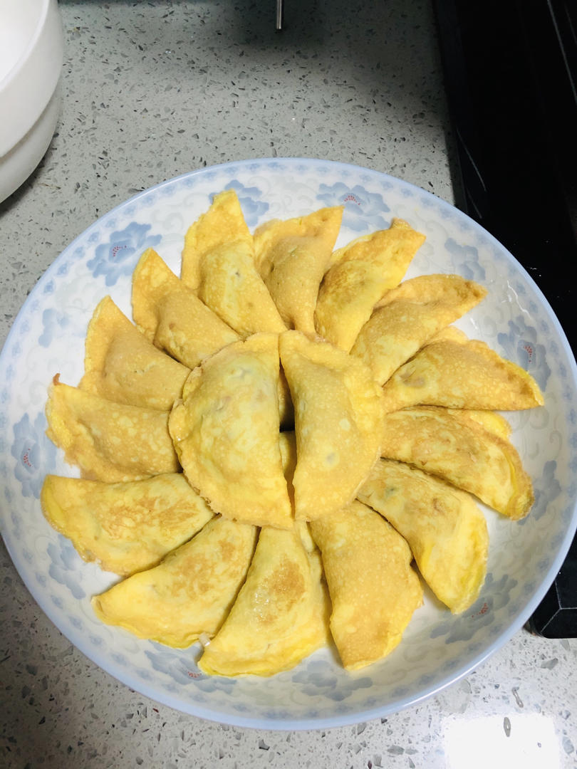 平底锅版黄金蛋饺‼️不破皮超简单‼️内附小视频