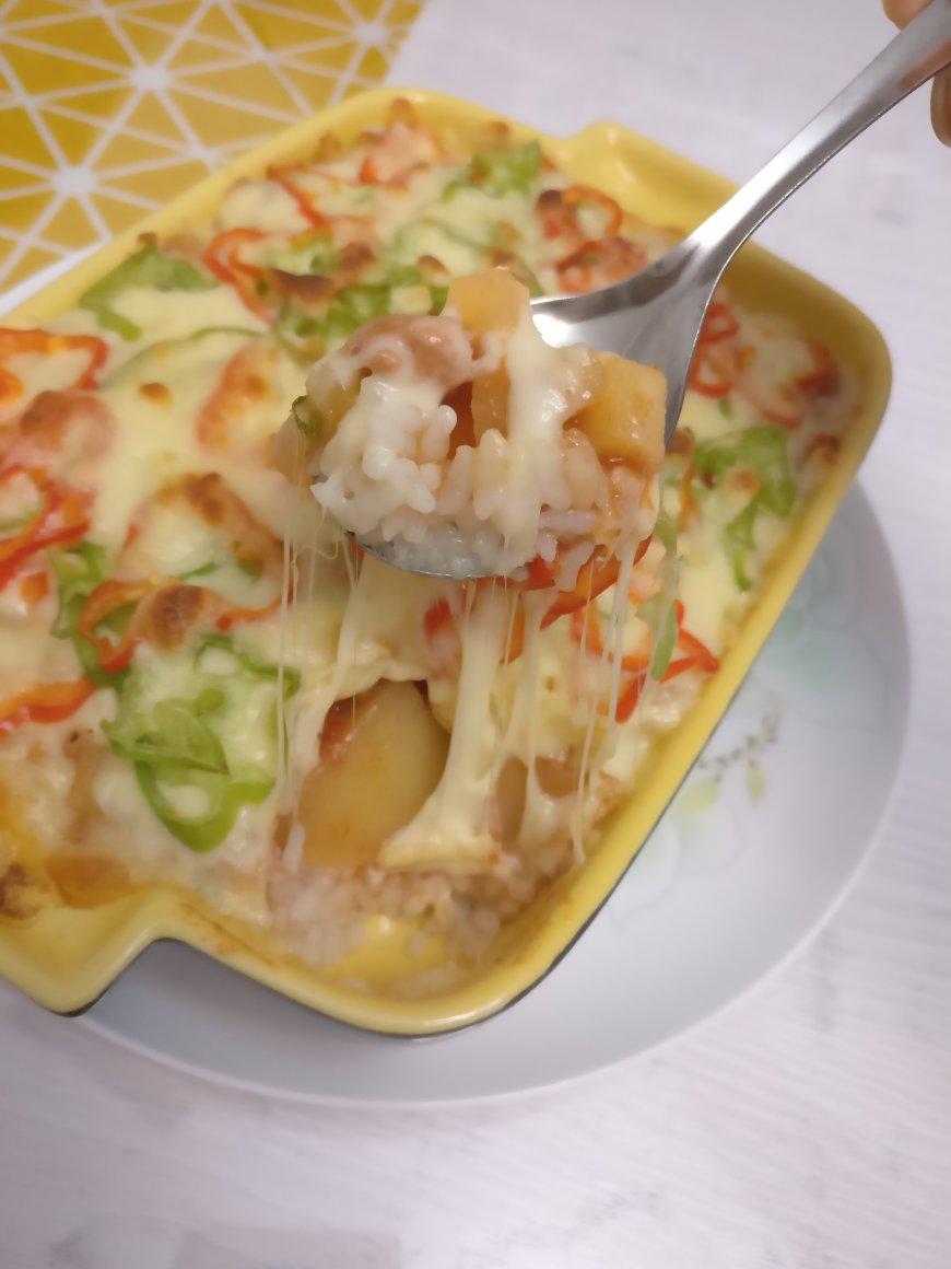 番茄鸡肉浓情焗饭【两人份】