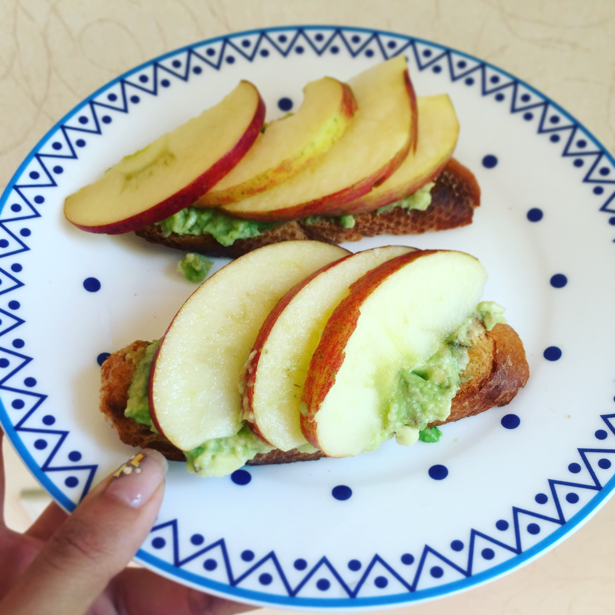 法棍开放三明治