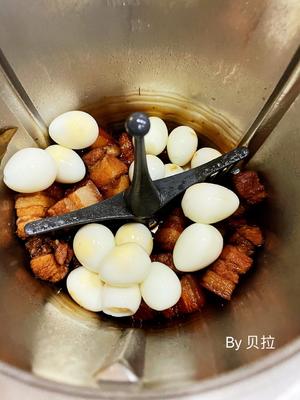 小美红烧肉卤鹌鹑蛋的做法 步骤6