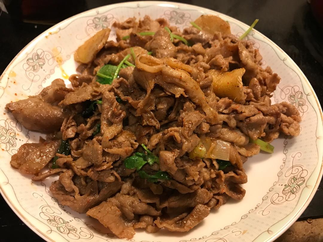 孜然羊肉片