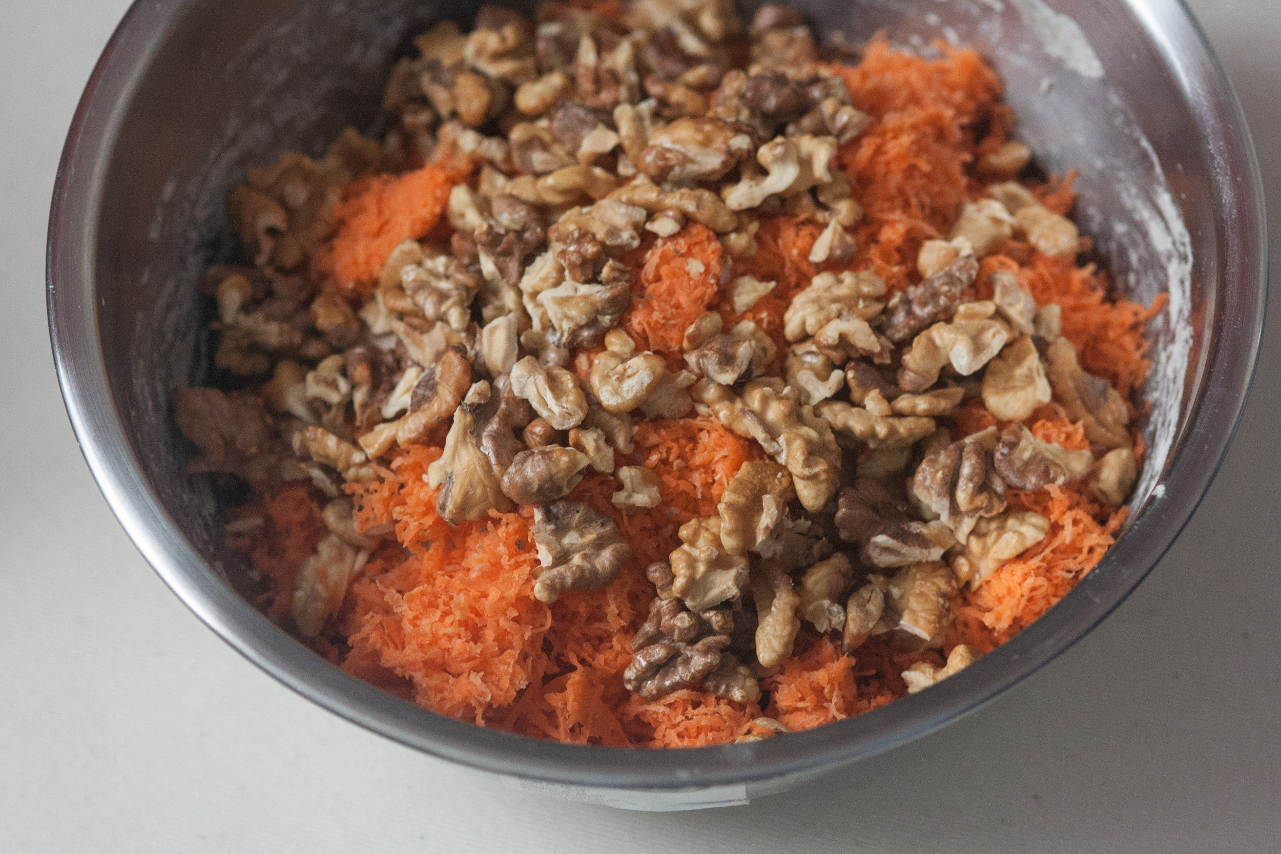 天然酵种胡萝卜核桃全麦欧包的做法 步骤6