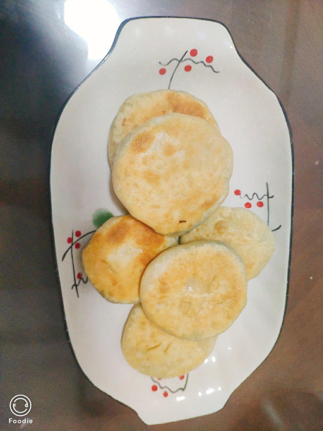 皮薄馅多的韭菜饼