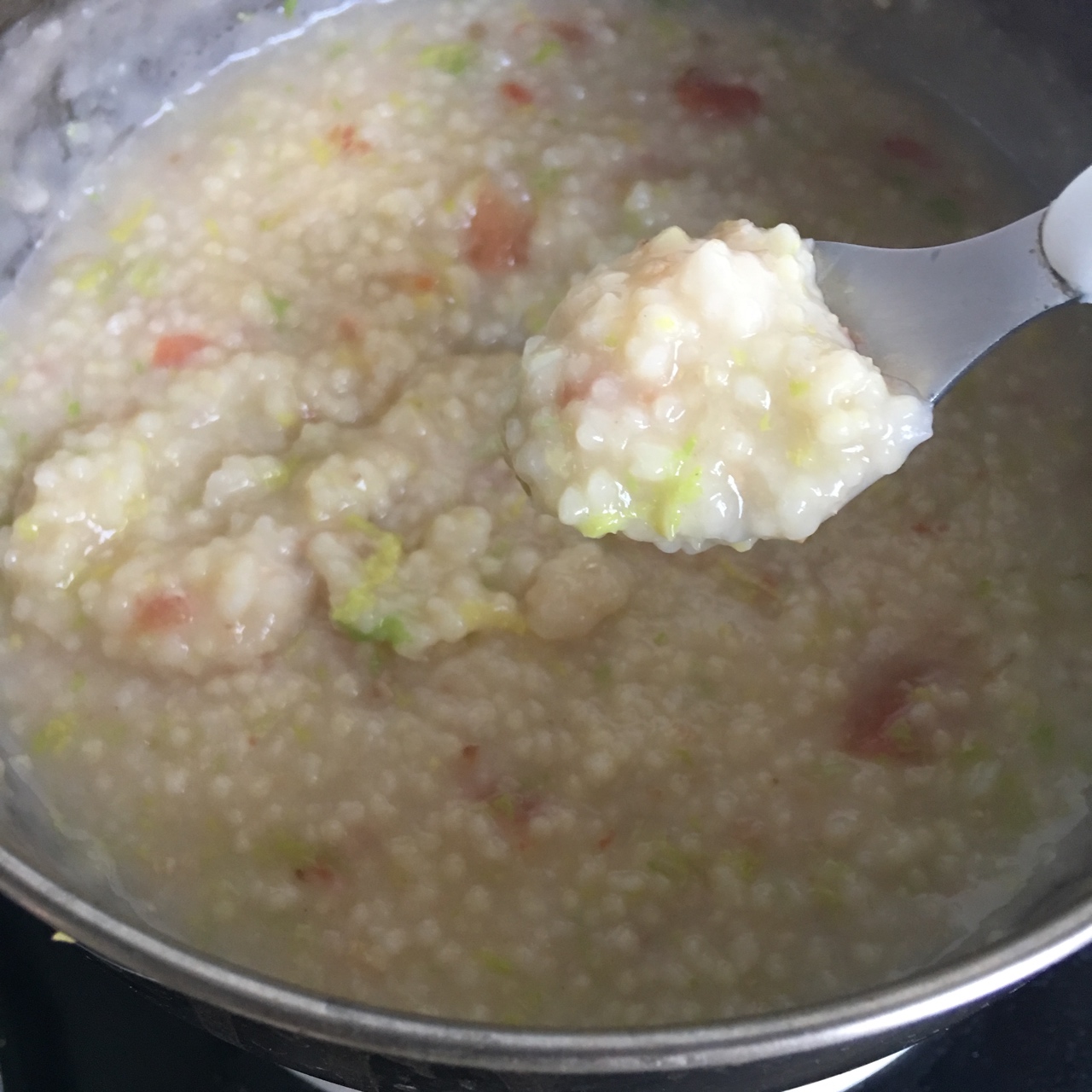 小米疙瘩汤  宝宝健康食谱