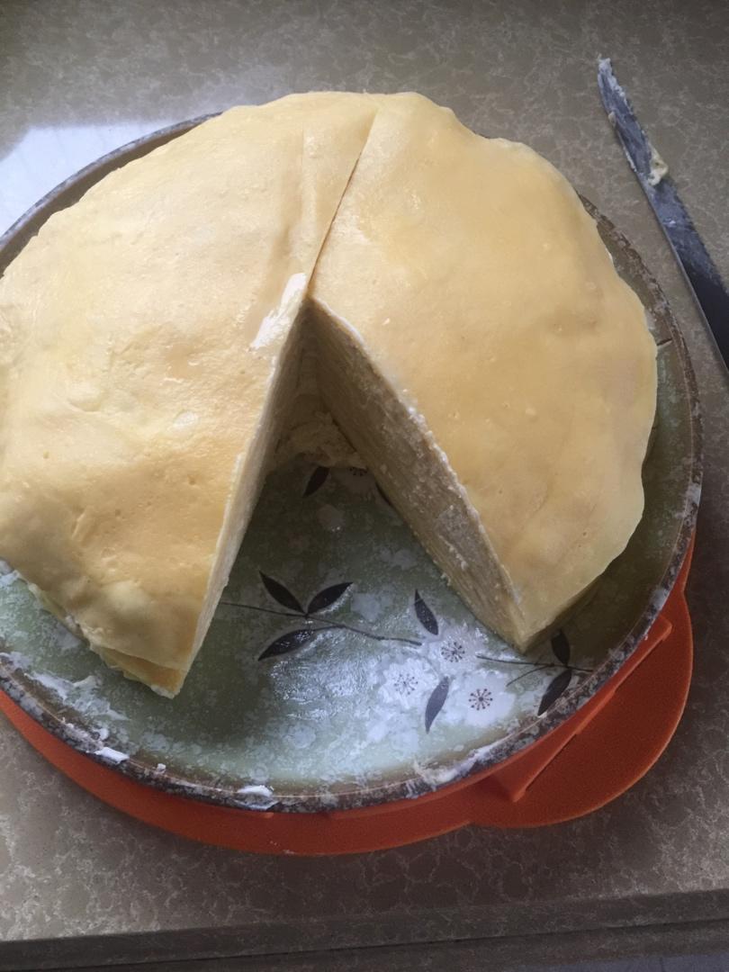 榴莲千层（超软糯蛋皮配方٩( ᐛ )و