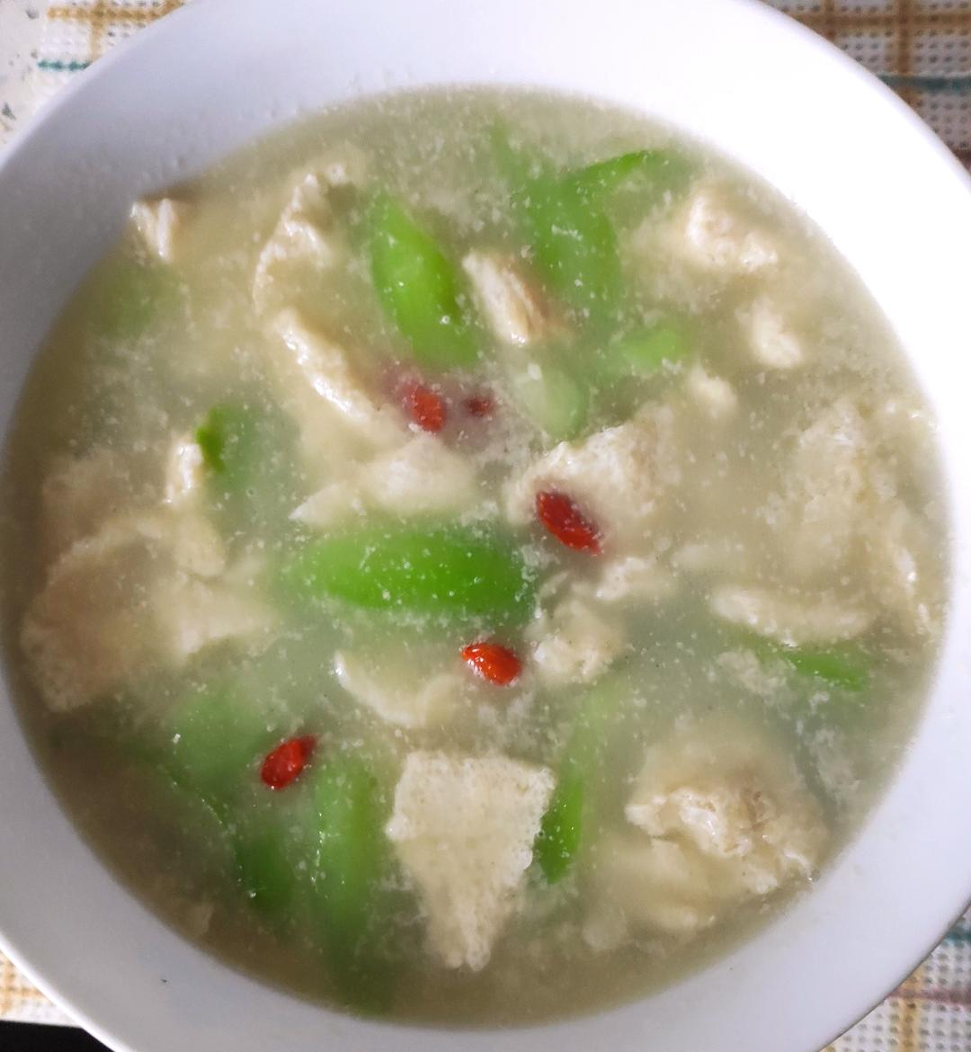 丝瓜鸡蛋汤