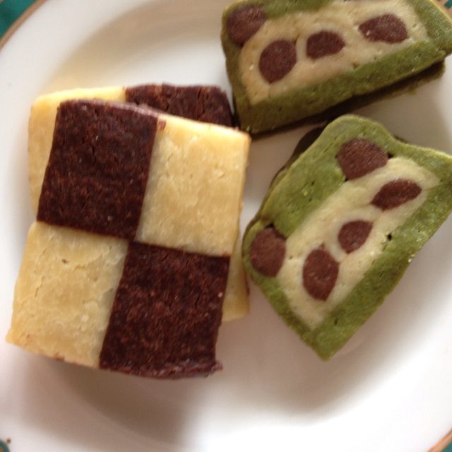 双色小棋格饼干