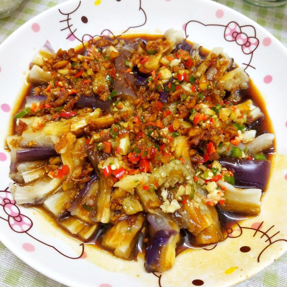 caimra做的蒜香蒸茄子