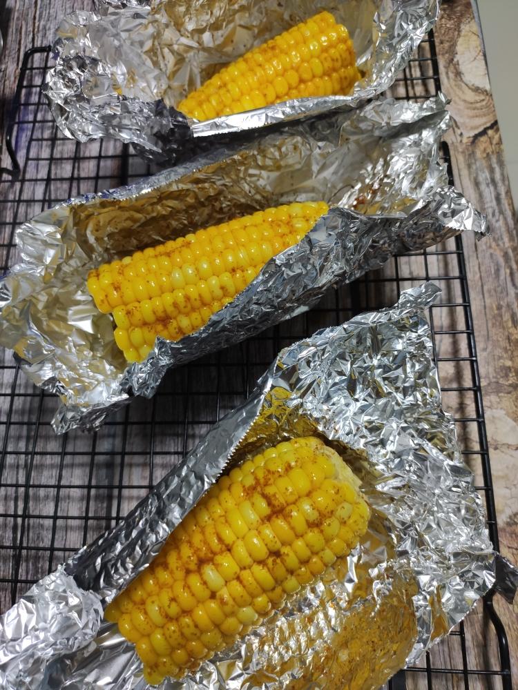 锡纸烤玉米的做法