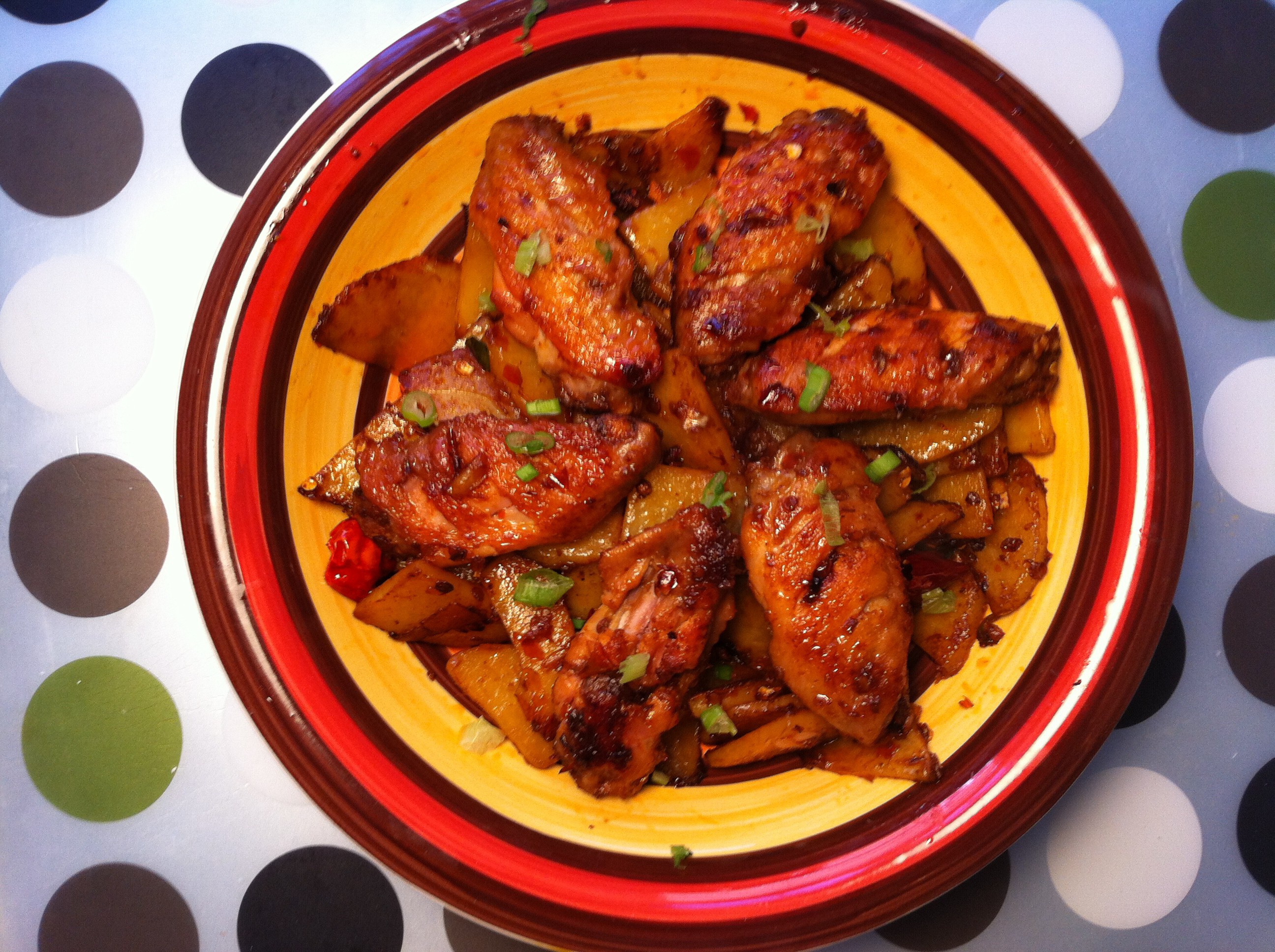 那个谁做的麻辣香锅鸡翅