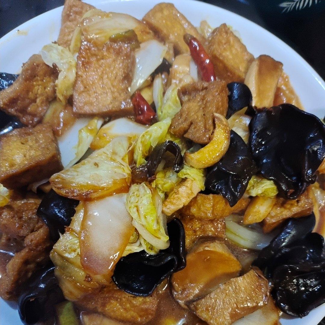 ✨无敌下饭❗️好吃到哭的白菜火腿豆腐煲