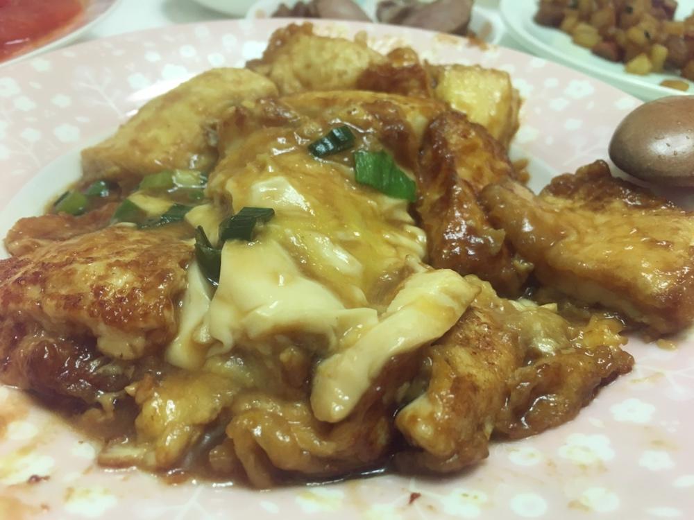美味蚝油嫩豆腐