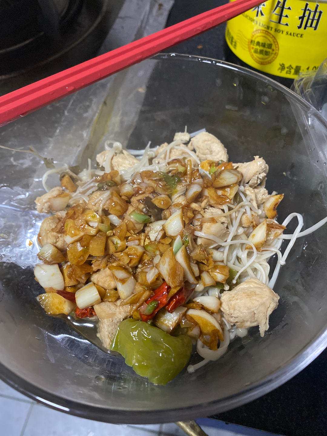 超级下饭的蒜蓉金针菇！好吃到爆