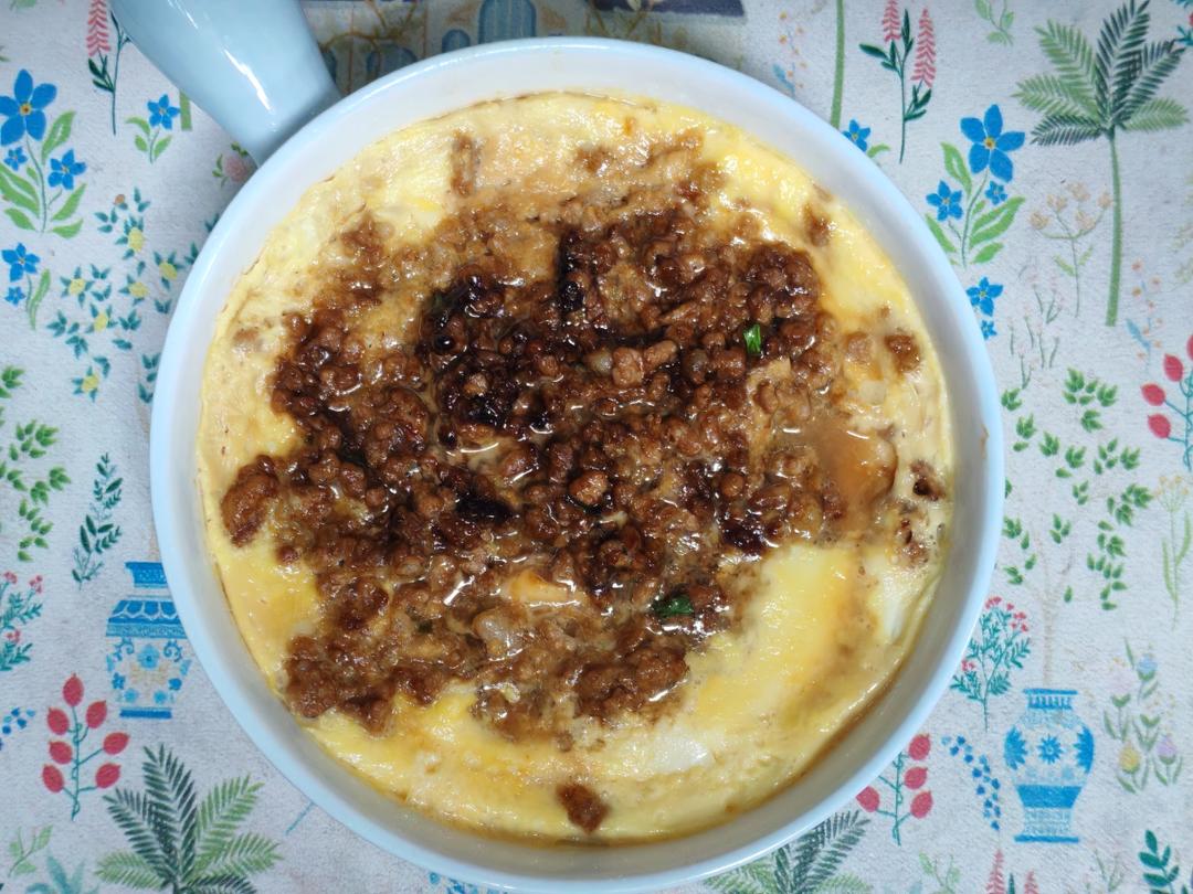 肉末豆腐蒸蛋