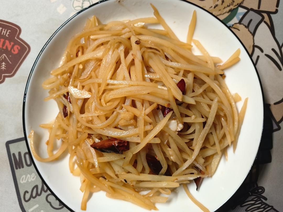 酸辣土豆丝的家常做法 超级下饭