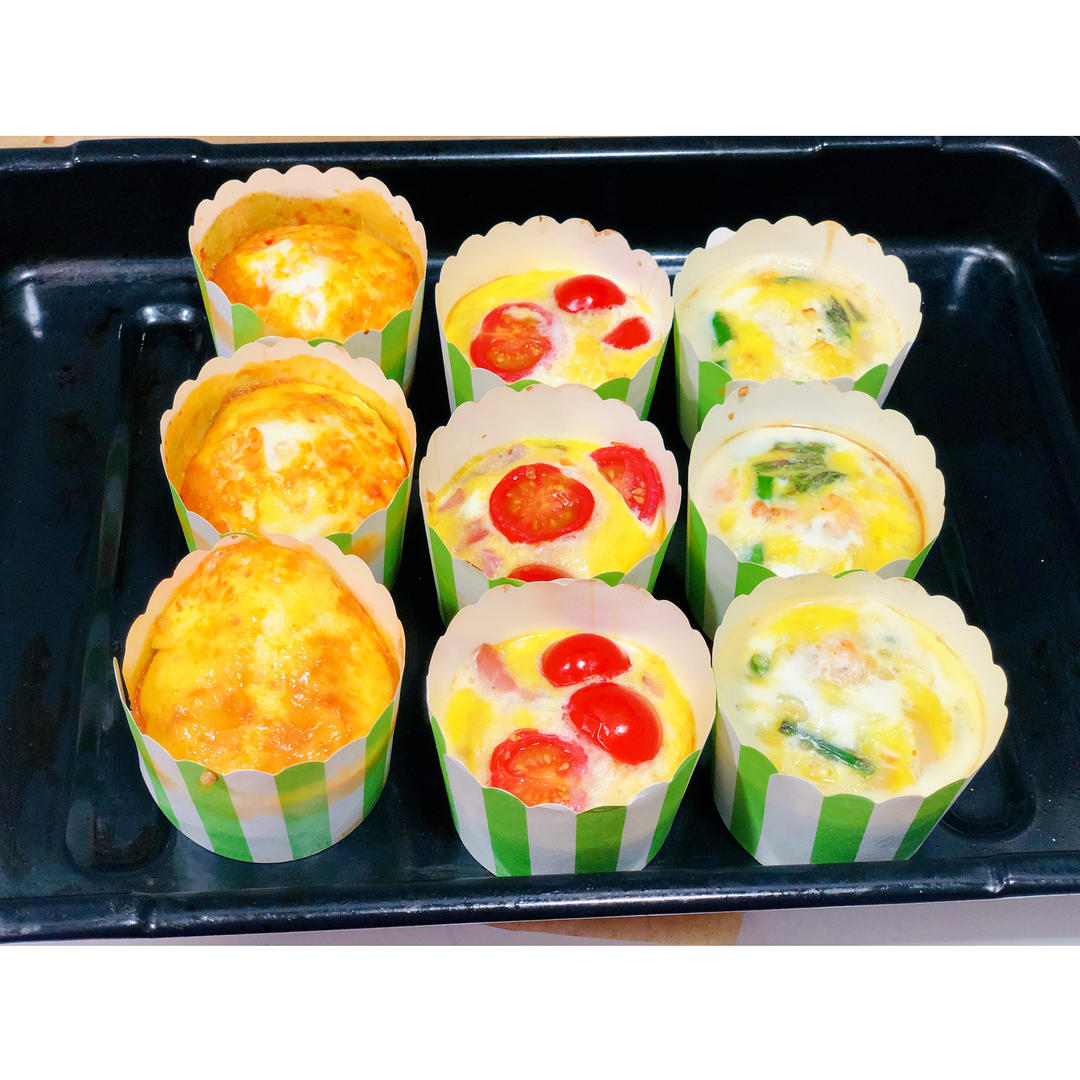 🥚高速度高颜值高蛋白早餐备餐❤️鸡蛋杯公式🥚