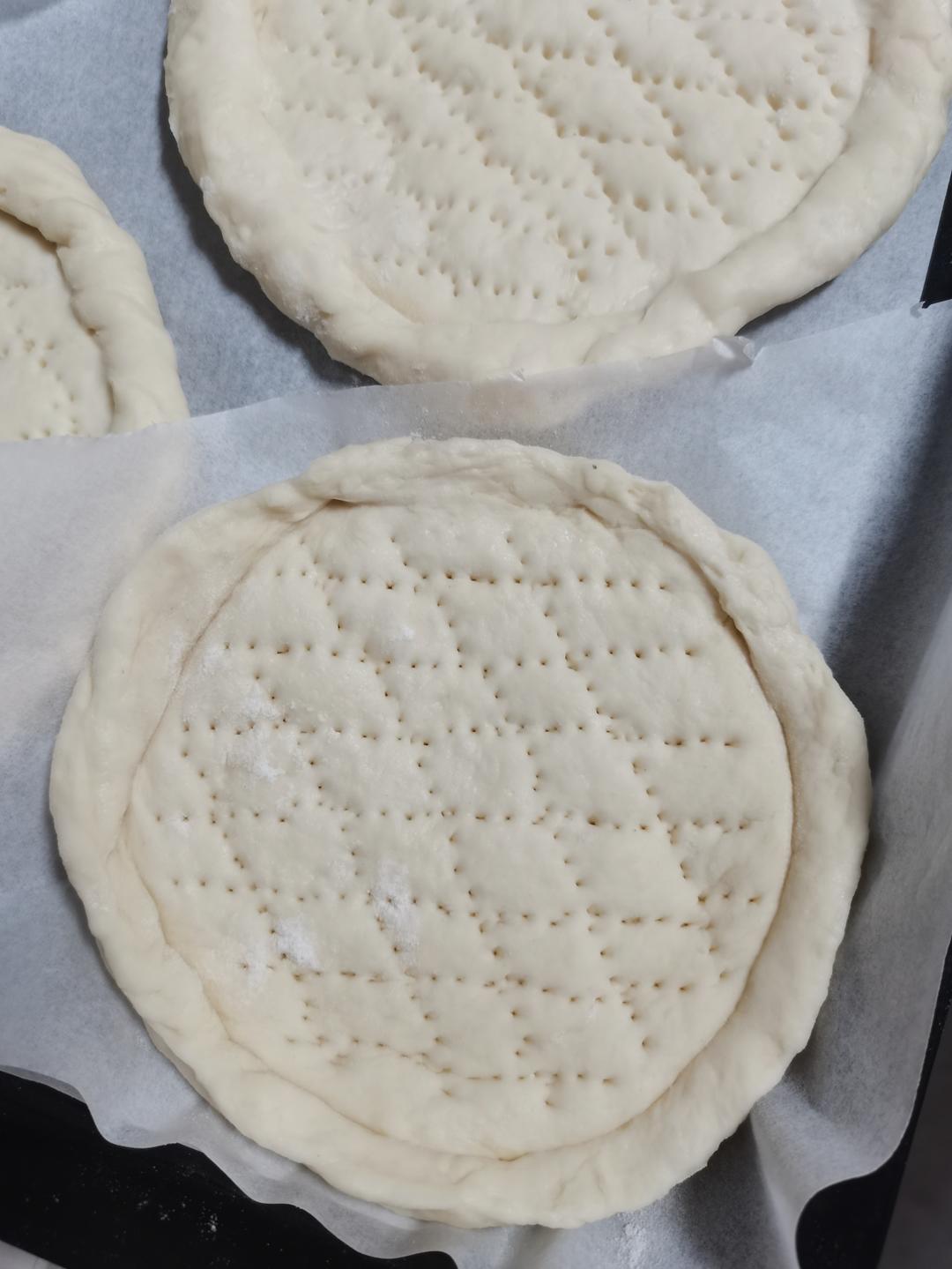 8寸披萨饼皮做法（🉑️厚🉑️薄，🉑️脆🉑️软）4张