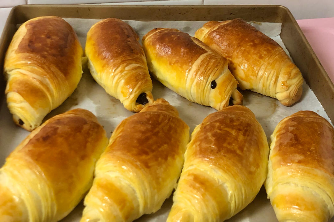 新手友好的可颂🥐操作简单告别传统开酥的做法