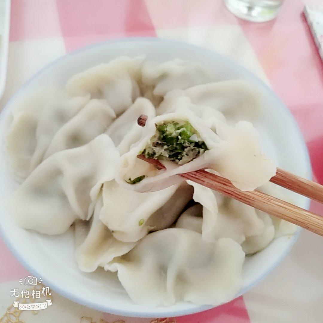 茼蒿鲜肉水饺