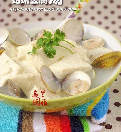 蛤蜊豆腐汤的做法