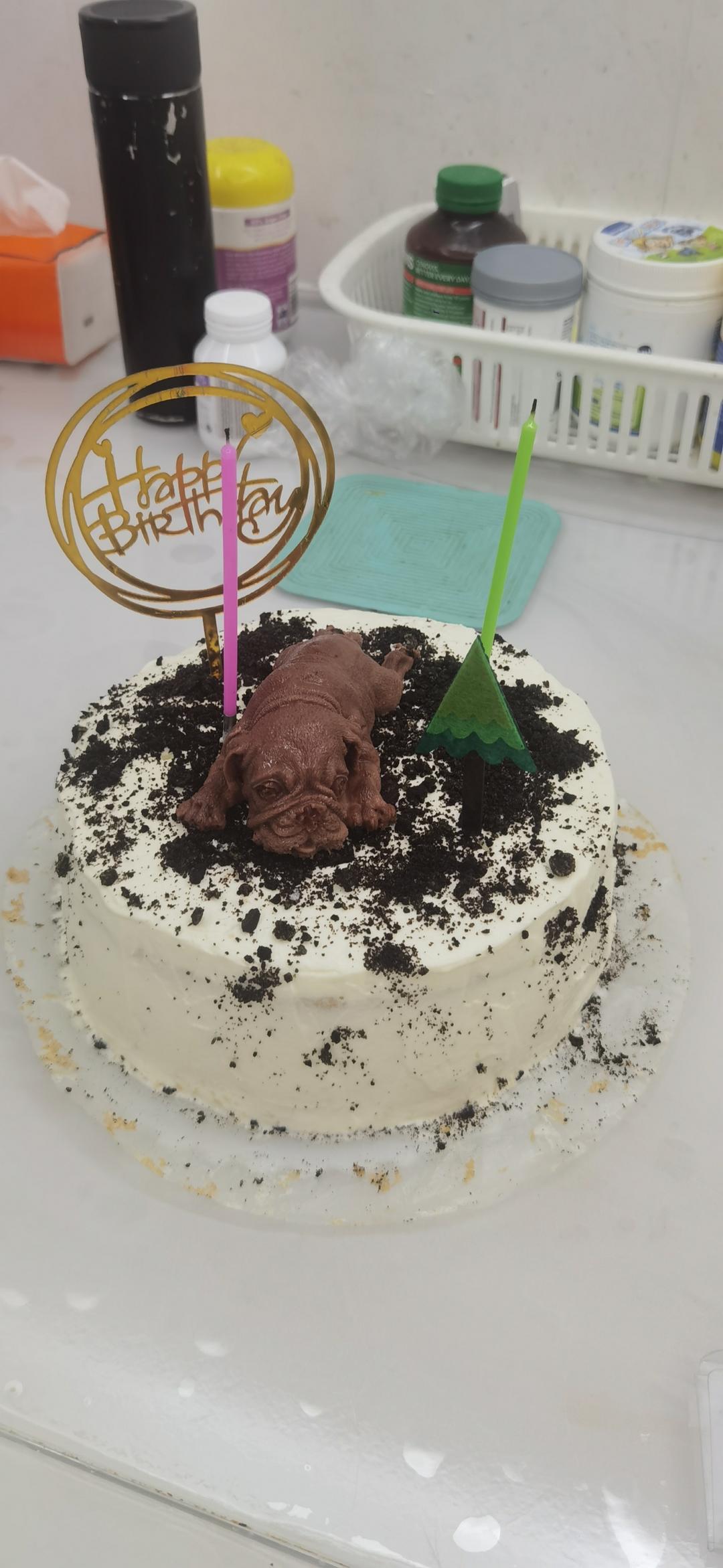 新手生日蛋糕装饰教程（二）